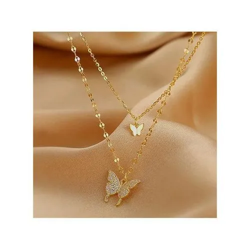 Butterfly Double Necklace