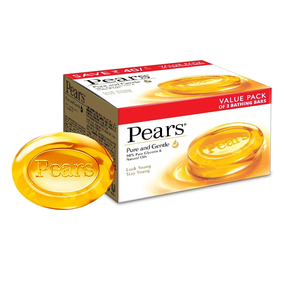 Pears Pure & Gentle Soap (Pack of 3)
